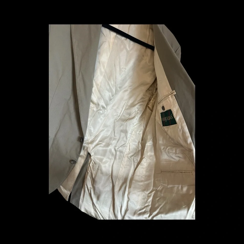 VANJULIAN Taupe Men's Blazer